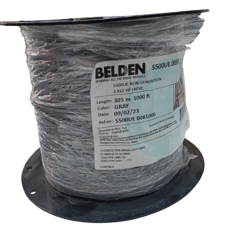 Belden 5500UE 2Core 22AWG Stranded, Security and Commercial Audio Cable