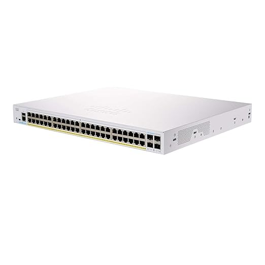 محول Cisco Business CBS350-48P المُدار | 48 منفذ GE | PoE | 4x1G SFP | CBS350-48P-4G