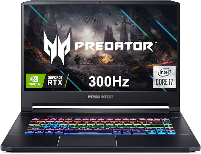 Acer Predator Triton 500 Gaming Cori7-10750H 16GB 512GB SSD 15.6" FHD 300Hz Win10 Nvidia® RTX Super 2070 8GB