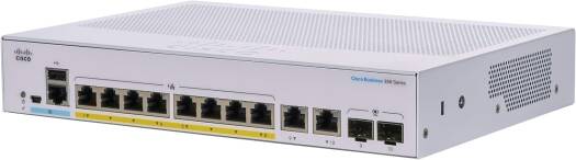 مفتاح إدارة الأعمال Cisco CBS350-8FP-E-2G