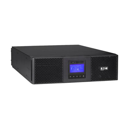 Eaton UPS 9SX 6000i RT3U 9SX6KIRT9SX UPS, 6000 VA, 5400 W, Input: Hardwired, Outputs: (8) C13, (2) C19, Hardwired, Rack/tower, 3U