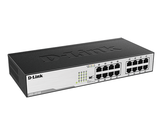 D-Link DGS-1016D محول سطح مكتب غير مُدار من 16 منفذًا Gigabit