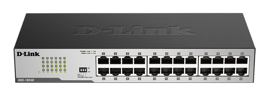 D-Link DGS-1024D محول سطح مكتب غير مُدار بـ 24 منفذًا Gigabit