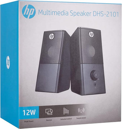 HP DHS-2101 Multimedia USB 2.0 Speaker - Black