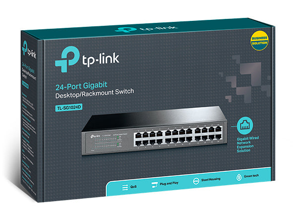 TP- Link TL-SG1024D 24-Port Gigabit Desktop/Rackmount Switch