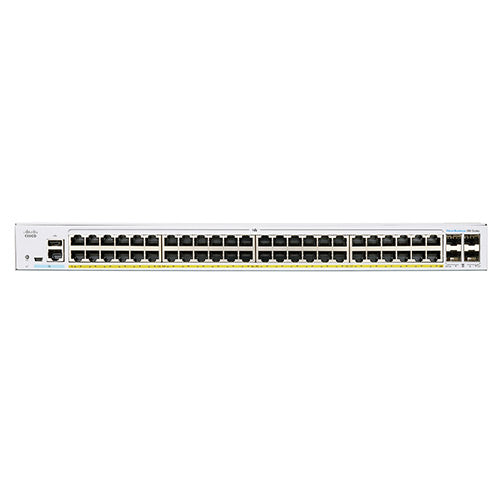 مفتاح Cisco Catalyst 1300-48P-4G المُدار، 48 منفذ GE، PoE، 4x1GE SFP، حماية محدودة مدى الحياة (C1300-48P-4G)