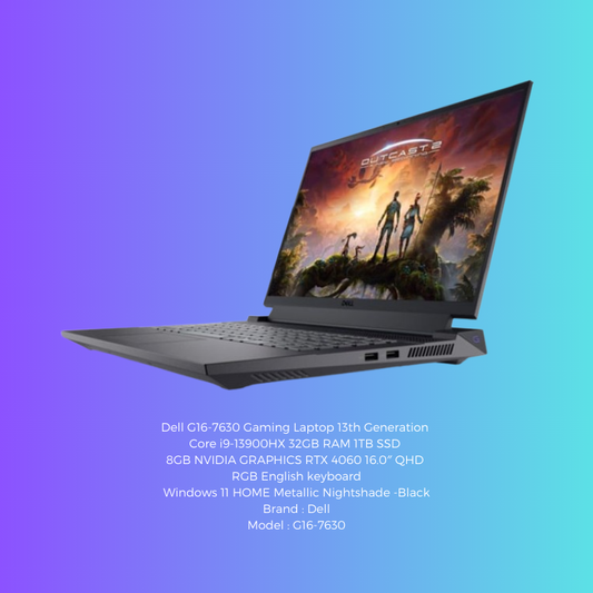 DELL  G16-7630 Gaming Laptop